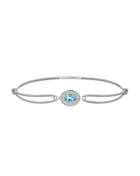 Pearl Forever Bracelet W/ Topaz And Diamonds