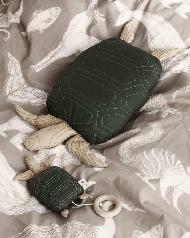 Turtle Quilted Music Mobile Deep Forest