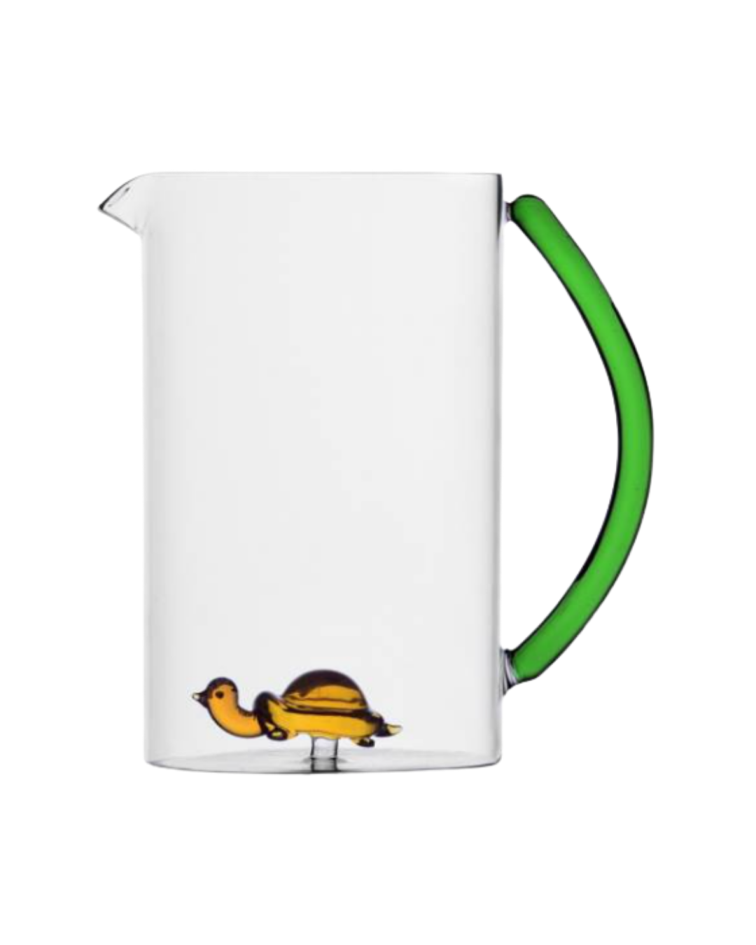 Animal Farm Jug Turtle Green Handle