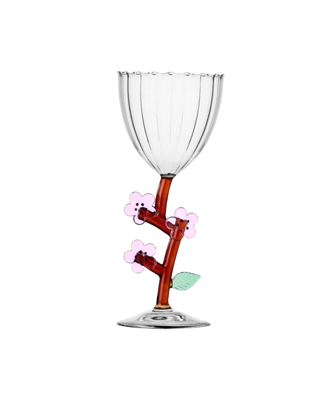 Botanica Stemmed Glass Peach Blossom