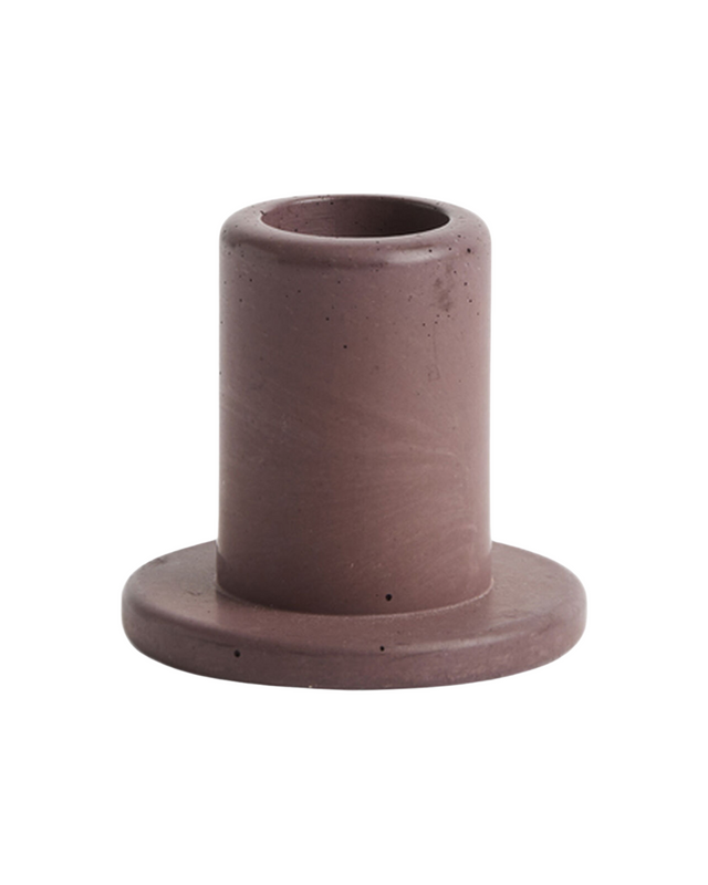 Tube Candleholder Concrete Small