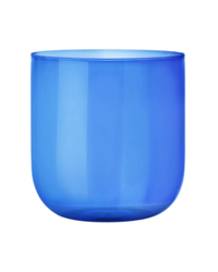 Fio Light Blue Large Vase BASE With Fio Large Aluminum Vase Frog