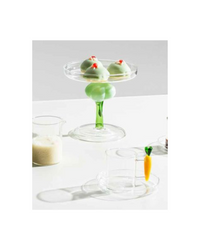Vegetables Footed Plate Broccoli