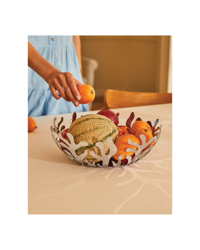 Mediterraneo Fruit Bowl Silver (29 Cm)