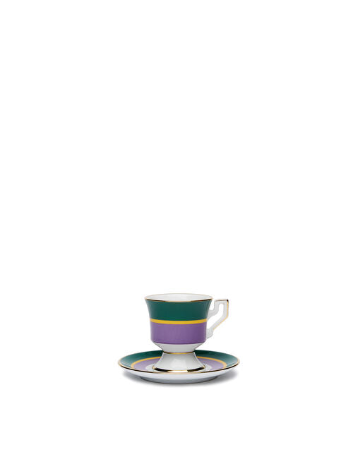 ESPRESSO CUP SET OF 2,RAINBOW VIOLA