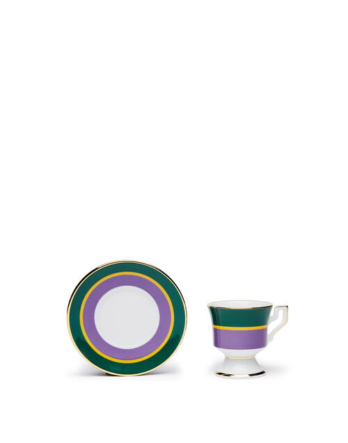 ESPRESSO CUP SET OF 2,RAINBOW VIOLA