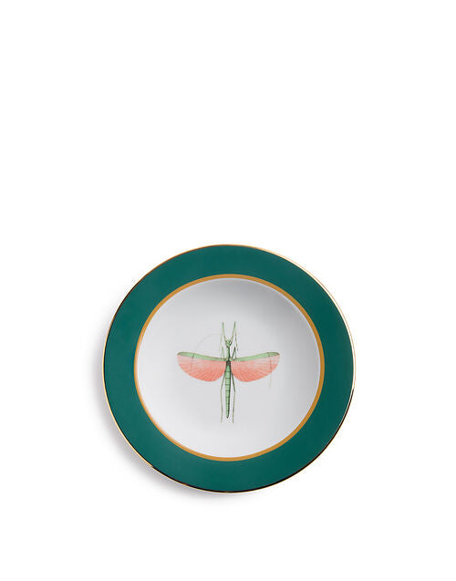 SOUP AND DINNER PLATES SET OF 2,  LIBELLULA