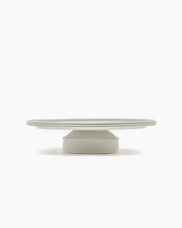 CAKE STAND SLATE DUNE/ALABASTER DUNE