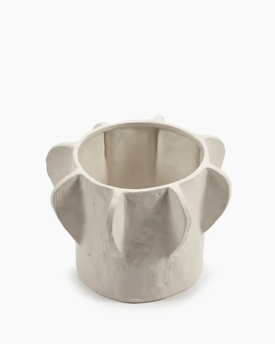 FLOWER POT 02 S BEIGE  MOLLY