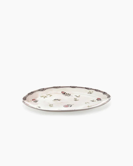 B9223109-414_OVAL PLATE °2 S MIRTILLO NUDO MIDNIGHT FLOWERS