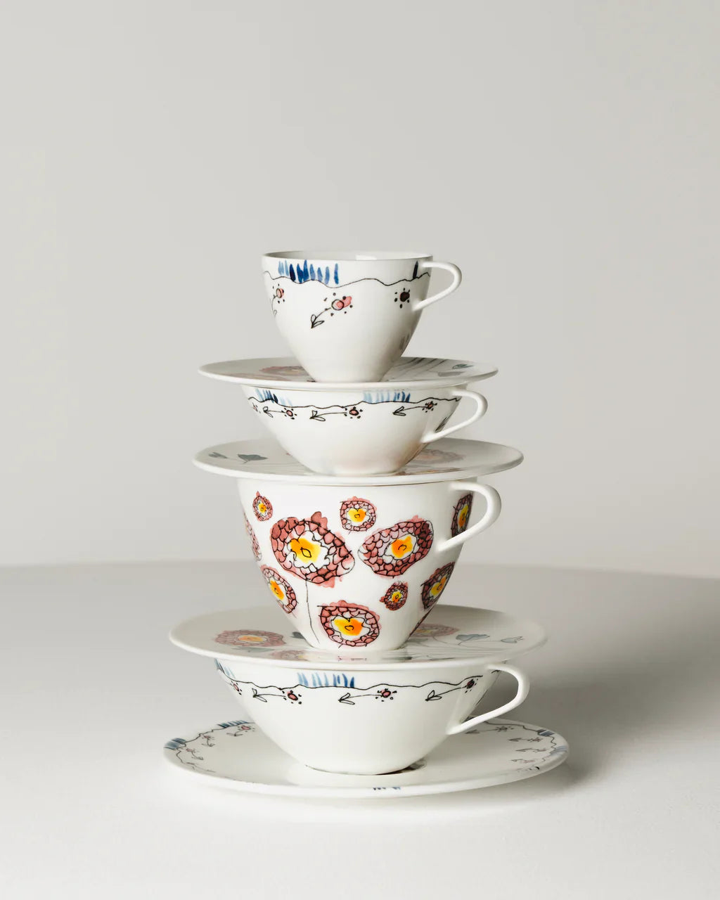 Tea Cup + Saucer- Anemon