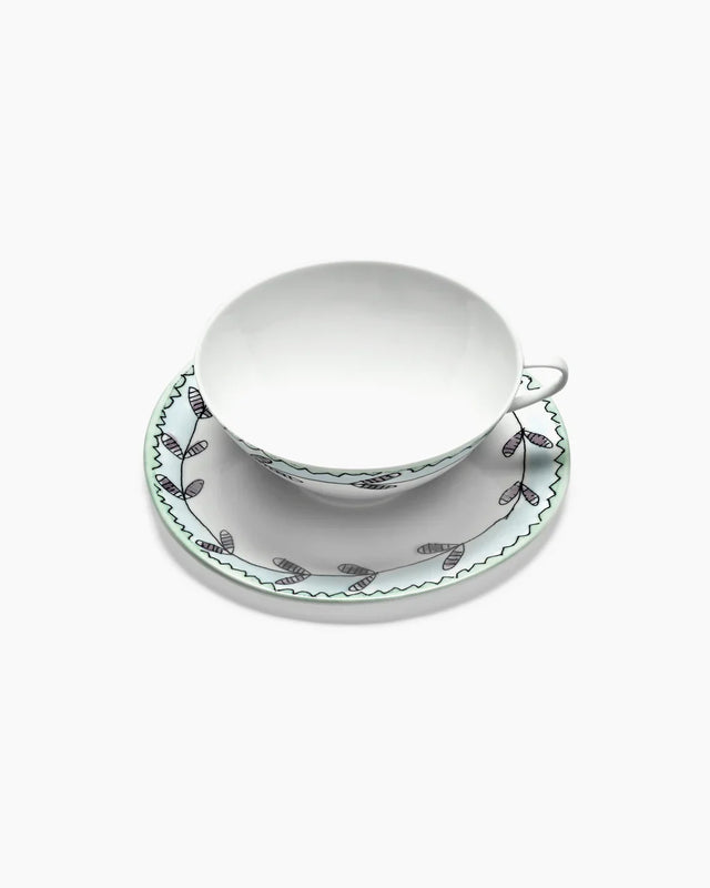 TEA CUP + SAUCER BLOSSOM