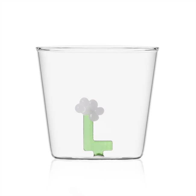 GREENWOOD BLOOM ALPHABET TUMBLER L