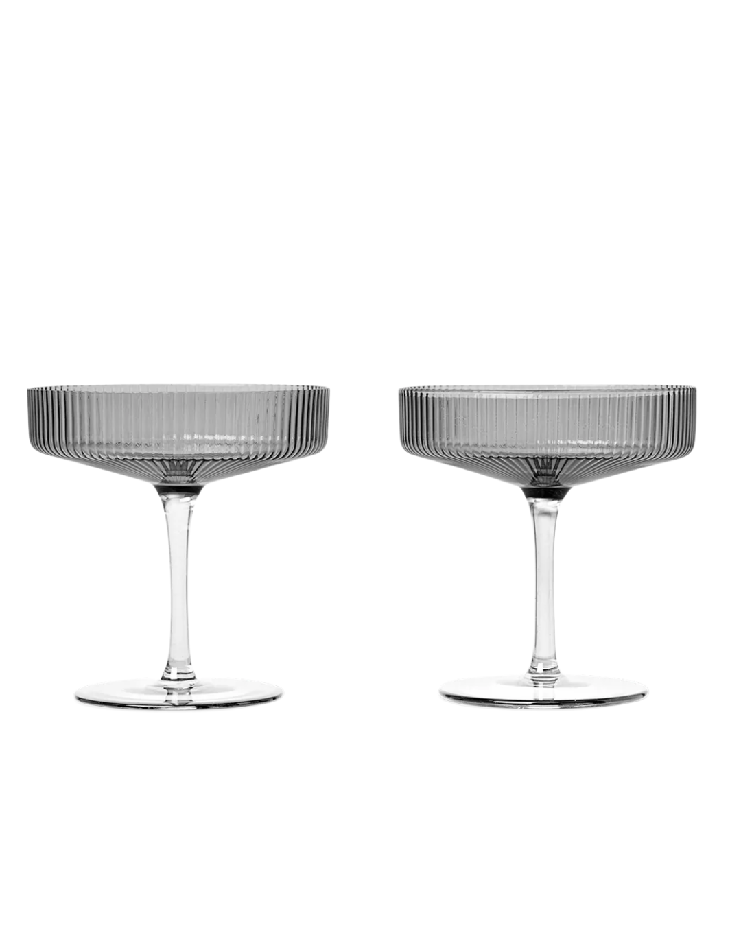 Ripple Champagne Saucers (set of 2)