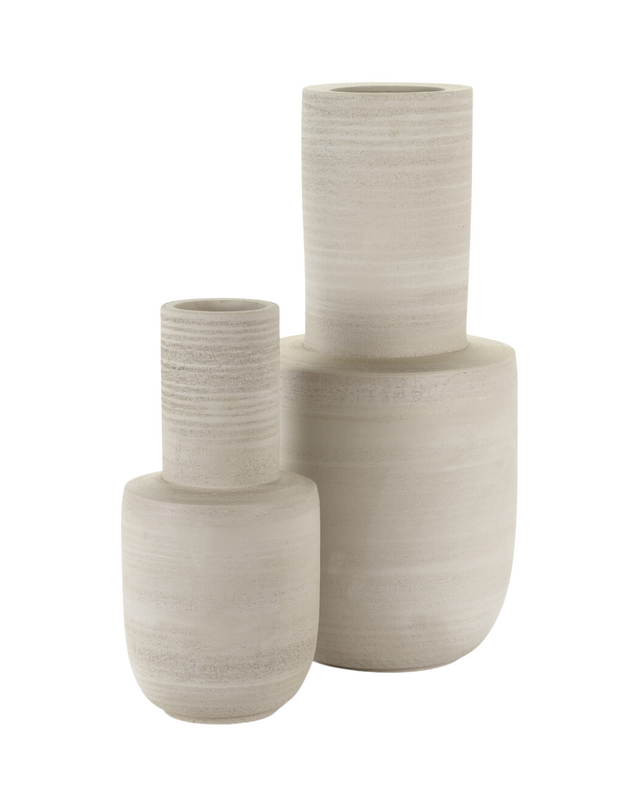 Vase Beige Volumes