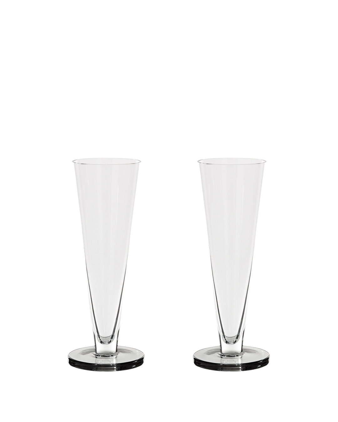 Puck Flute Glass - Set of 2