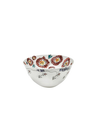 Serving Bowl M Anemone Milk Midnight Flowers - MARNI