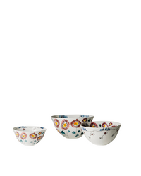 Serving Bowl M Anemone Milk Midnight Flowers - MARNI