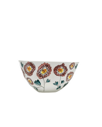 Serving Bowl L Anemone Milk Midnight Flowers - MARNI