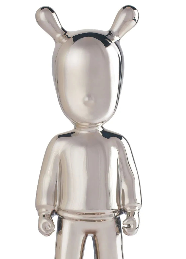 The Silver Guest Figurine. Small Model.