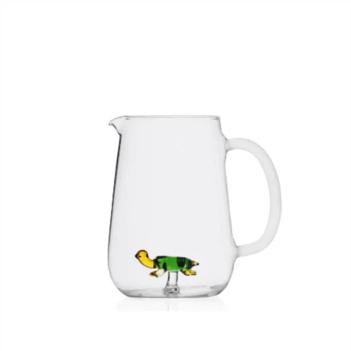 ANIMAL FARM PITCHER GREEN TURTLE