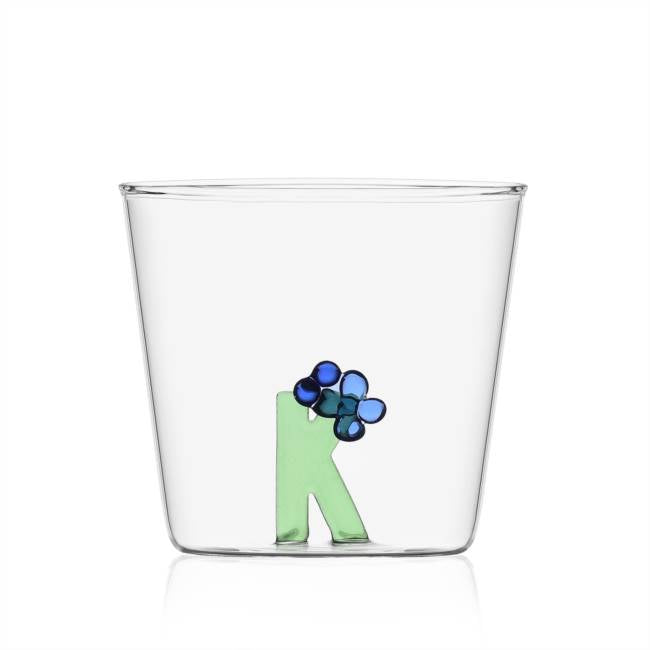 GREENWOOD BLOOM ALPHABET TUMBLER K